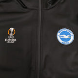 Brighton & Hove Albion ブライトン UEFA ユーロリーグジャケット XXL 三苫薫 サッカー フリース裏地 ブルゾン ブラック メンズ【中古】6-0118T♪