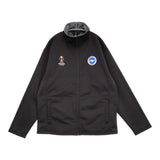 Brighton & Hove Albion ブライトン UEFA ユーロリーグジャケット XL 三苫薫 サッカー フリース裏地 ブルゾン ブラック メンズ【中古】6-0118T♪#