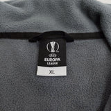 Brighton & Hove Albion ブライトン UEFA ユーロリーグジャケット XL 三苫薫 サッカー フリース裏地 ブルゾン ブラック メンズ【中古】6-0118T♪#