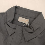 sturla 新品 Zip Sleeve Shirt UK製 ジップジャケット サイズM 長袖シャツ グレー メンズ スターラ【中古】6-0412M∞