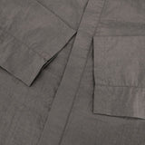 sturla 新品 Zip Sleeve Shirt UK製 ジップジャケット サイズM 長袖シャツ グレー メンズ スターラ【中古】6-0412M∞