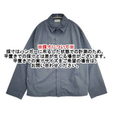 sturla 新品 Zip Sleeve Shirt UK製 ジップジャケット サイズM 長袖シャツ グレー メンズ スターラ【中古】6-0412M∞