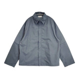 sturla 新品 Zip Sleeve Shirt UK製 ジップジャケット サイズL 長袖シャツ グレー メンズ スターラ【中古】6-0412M∞