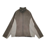 sturla 新品 PANELLED ZIP UP FUZZY TWO FACED サイズXL STSP24003-002 ブルゾン ジャケット グレー メンズ スターラ【中古】6-0112T♪