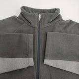 sturla 新品 PANELLED ZIP UP FUZZY TWO FACED サイズXL STSP24003-002 ブルゾン ジャケット グレー メンズ スターラ【中古】6-0112T♪