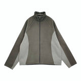 sturla 新品 PANELLED ZIP UP FUZZY TWO FACED サイズL STSP24003-002 ブルゾン ジャケット グレー メンズ スターラ【中古】6-0112T♪