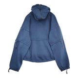 Degremont ディグレモン 加工スウェットジャケット サイズL フランス 裏起毛 パーカー ブルー メンズ【中古】6-0118T♪