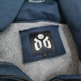 Degremont ディグレモン 加工スウェットジャケット サイズL フランス 裏起毛 パーカー ブルー メンズ【中古】6-0118T♪