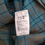 VISVIM LUMBER CHECK L/S サイズ3 定価110000円 ウールリネン チェック 長袖シャツ 25SS ライトブルー カーキ メンズ ビズビム/ヴィズヴィム【中古】6-0112T♪