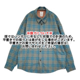 VISVIM LUMBER CHECK L/S サイズ3 定価110000円 ウールリネン チェック 長袖シャツ 25SS ライトブルー カーキ メンズ ビズビム/ヴィズヴィム【中古】6-0112T♪