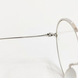10 eyevan no.5 (44) c.1S 44□22.145 定価85800円 眼鏡 度なし ボストンシェイプ 丸メガネ メガネ シルバー メンズ テンアイヴァン【中古】6-0118G♪