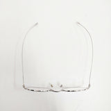10 eyevan no.5 (44) c.1S 44□22.145 定価85800円 眼鏡 度なし ボストンシェイプ 丸メガネ メガネ シルバー メンズ テンアイヴァン【中古】6-0118G♪