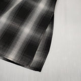 AFTERNOONTEA WARDROBE オンブレチェック シャツワンピース ワンピース ブラック ホワイト レディース アフタヌーンティーワードローブ【中古】6-0321M△
