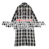 AFTERNOONTEA WARDROBE オンブレチェック シャツワンピース ワンピース ブラック ホワイト レディース アフタヌーンティーワードローブ【中古】6-0321M△