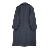 Aquascutum AQUA5 カナダ製 ヴィンテージ ウール コート 80年代後半 ネイビー メンズ アクアスキュータム【中古】6-0719T∞