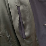 Aquascutum AQUA5 カナダ製 ヴィンテージ ウール コート 80年代後半 ネイビー メンズ アクアスキュータム【中古】6-0719T∞