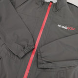 BEAMS BEAMS GOLF レインジャケット 定価32000円 サイズS ブルゾン 2way ナイロンジャケット グレー メンズ ビームス【中古】6-0320M♪
