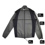 BEAMS BEAMS GOLF レインジャケット 定価32000円 サイズS ブルゾン 2way ナイロンジャケット グレー メンズ ビームス【中古】6-0320M♪
