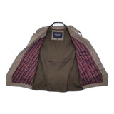 HACKETT LONDON ヘリンボーン サイズ34R ウール ジレ ベスト ブラウン メンズ ハケットロンドン【中古】6-0719T∞