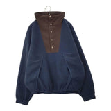 WOOLRICH POLARTEC FLEECE P/O JACKET フリース ジャケット 24AW ネイビー メンズ ウールリッチ【中古】6-0719T∞
