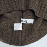 MHL. 596-260461 ウールタートルネック セーター ニット ブラウン メンズ エムエイチエル【中古】6-0719T∞