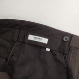 District UA GABA SIDELINE STRAIGHT 1PLEATS PANTS 定価33000円 スラックス パンツ 24AW ブラウン メンズ ディストリクトユナイテッドアローズ【中古】6-0719T∞