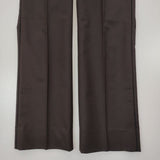 District UA GABA SIDELINE STRAIGHT 1PLEATS PANTS 定価33000円 スラックス パンツ 24AW ブラウン メンズ ディストリクトユナイテッドアローズ【中古】6-0719T∞
