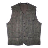 Adam et Rope WILD LIFE TAILOR 2Bテーラードジャケット 3ピース グレンチェック ウール セットアップ ブラック ブラウン メンズ アダムエロペ/ワイルドライフテーラー【中古】6-0719T∞