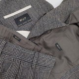 Adam et Rope WILD LIFE TAILOR 2Bテーラードジャケット 3ピース グレンチェック ウール セットアップ ブラック ブラウン メンズ アダムエロペ/ワイルドライフテーラー【中古】6-0719T∞