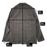 Adam et Rope WILD LIFE TAILOR 2Bテーラードジャケット 3ピース グレンチェック ウール セットアップ ブラック ブラウン メンズ アダムエロペ/ワイルドライフテーラー【中古】6-0719T∞