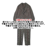 Adam et Rope WILD LIFE TAILOR 2Bテーラードジャケット 3ピース グレンチェック ウール セットアップ ブラック ブラウン メンズ アダムエロペ/ワイルドライフテーラー【中古】6-0719T∞