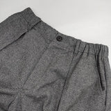la favola ハンドトゥース 千鳥格子 イージースラックスパンツ サイズ1 パンツ グレー メンズ ラファーヴォラ【中古】6-0719T∞