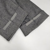 la favola ハンドトゥース 千鳥格子 イージースラックスパンツ サイズ1 パンツ グレー メンズ ラファーヴォラ【中古】6-0719T∞