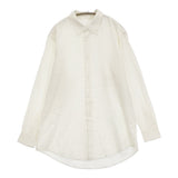 un/unbient Regular Collar Shirt 定価39600円 サイズ2 ウール 長袖シャツ 25AW オフホワイト メンズ アン【中古】6-0219T♪