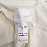 un/unbient Regular Collar Shirt 定価39600円 サイズ2 ウール 長袖シャツ 25AW オフホワイト メンズ アン【中古】6-0219T♪
