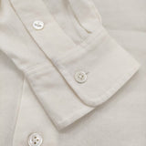 un/unbient Regular Collar Shirt 定価39600円 サイズ2 ウール 長袖シャツ 25AW オフホワイト メンズ アン【中古】6-0219T♪