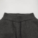 WIRROW Alpaca wool wide knit pants 定価41800円 サイズ1 392283-224 パンツ 24AW ブラック系 ユニセックス ウィロウ【中古】6-0131T♪