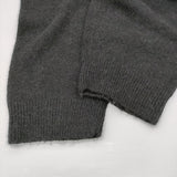 WIRROW Alpaca wool wide knit pants 定価41800円 サイズ1 392283-224 パンツ 24AW ブラック系 ユニセックス ウィロウ【中古】6-0131T♪
