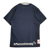 JETLINK ALEXANDER S STAND T-SHIRTS ver EX ROKI UNIFORMS 時計じかけのオレンジ ラメ 半袖Ｔシャツ カットソー ネイビー メンズ ジェットリンク【中古】6-0501S♪