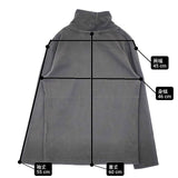 Good on サイズS 日本製 コットン ハイネック 長袖Ｔシャツ カットソー ロンＴ チャコールグレー メンズ グッドオン【中古】6-0913M∞