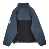 SHIPS MADDEN メデン 別注 2トーン ハーフジップ 定価9900円 フリース プルオーバー ジャケット ネイビー ブラック メンズ シップス【中古】6-0913T∞
