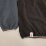 SHIPS MADDEN メデン 別注 2トーン ハーフジップ 定価9900円 フリース プルオーバー ジャケット ネイビー ブラック メンズ シップス【中古】6-0913T∞
