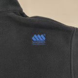 SHIPS MADDEN メデン 別注 2トーン ハーフジップ 定価9900円 フリース プルオーバー ジャケット ネイビー ブラック メンズ シップス【中古】6-0913T∞