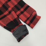FIDELITY/SHIPS USA製 WOOL RICH CPO ブロックチェック ウール 長袖シャツ レッド ブラック メンズ フェデリティー/シップス【中古】6-0913T∞