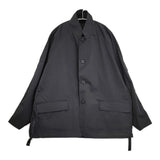 UNTRACE STRETCH JACKET サイズ1 ストレッチ サイドジップスリット ジャケット ブラック メンズ アントレース【中古】6-0414M♪