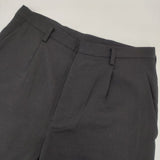 Dulcamara よそいき サイズ0 ウール ワンタック テーパードスラックス パンツ ブラック ユニセックス ドゥルカマラ【中古】6-0913T∞