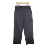 US.ARMY 米軍実物 BDU TROUSERS BLACK357 SMALL-SHORT カーゴパンツ 90年代 濃紺 ネイビー メンズ ユーエスアーミー/アメリカ軍【中古】6-0412G∞