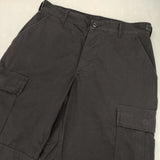 US.ARMY 米軍実物 BDU TROUSERS BLACK357 SMALL-SHORT カーゴパンツ 90年代 濃紺 ネイビー メンズ ユーエスアーミー/アメリカ軍【中古】6-0412G∞