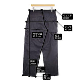 US.ARMY 米軍実物 BDU TROUSERS BLACK357 SMALL-SHORT カーゴパンツ 90年代 濃紺 ネイビー メンズ ユーエスアーミー/アメリカ軍【中古】6-0412G∞