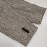 H&M ツイード ダブルボタン EUR L オーバーサイズブレザー テーラードジャケット グレージュ レディース エイチアンドエム【中古】6-0902T∞